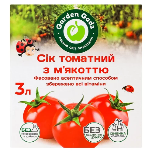 Сік Gadz томатний 3л