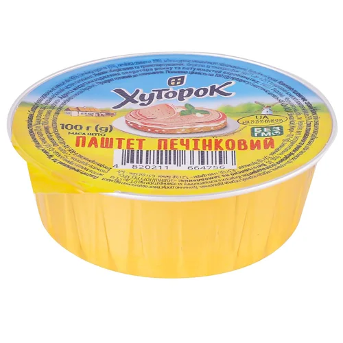 Паштет Хуторок печінковий 100г