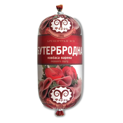 Ковбаса Варена Бутербродна Фарро п/с, кг