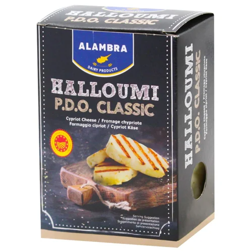 Сир Alambra Halloumi з коров'ячого, козячого та овечого молока 200г