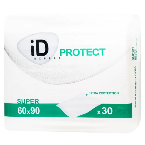 Пелюшки гігієнічні іD Protect Super 60x90см 30шт
