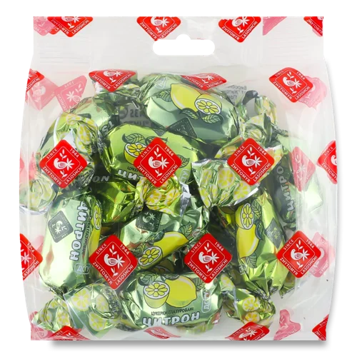 Цукерки Глазуровані Цитрон Вищого Ґатунку, 205г