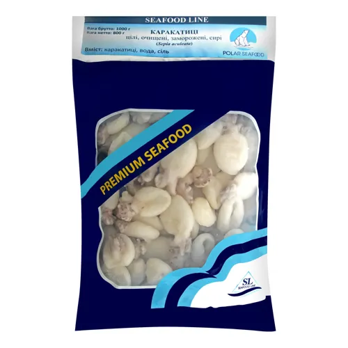 Каракатиця ціла чищена морожена сира, 61+ Polar Seafood - 1кг