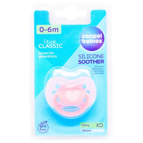 Пустушка Canpol Babies Pastelove кругла 0-6міс