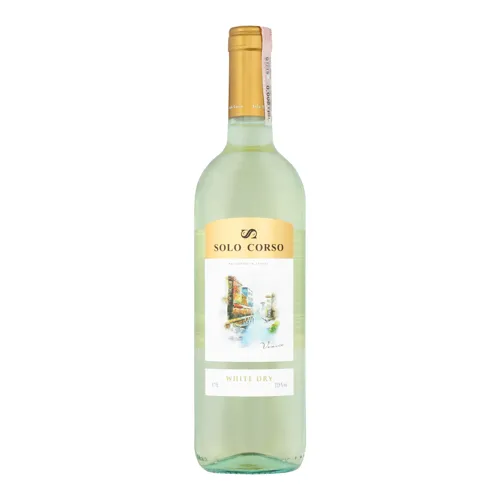Вино біле сухе Solo Corso 11.5%, 0.75л