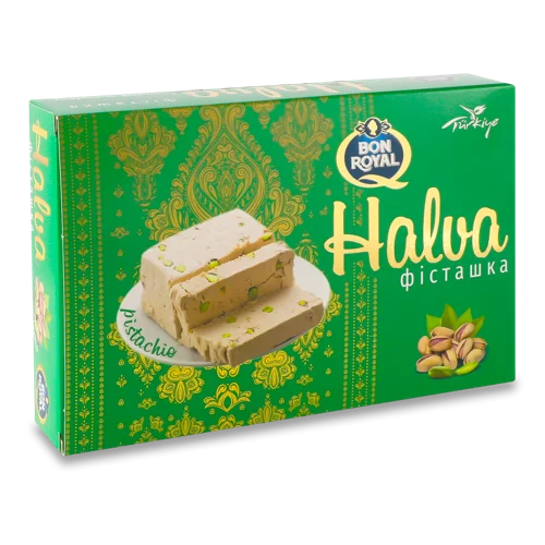 Халва Турецька З Фісташкою Bon Royal, к/у 200г