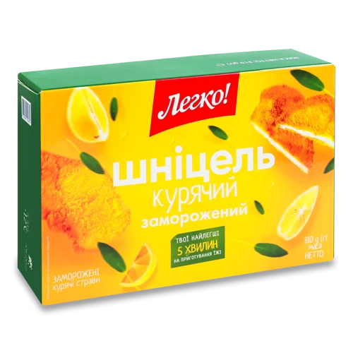 Шніцель Курячий Заморожений Легко! к/у, 310г