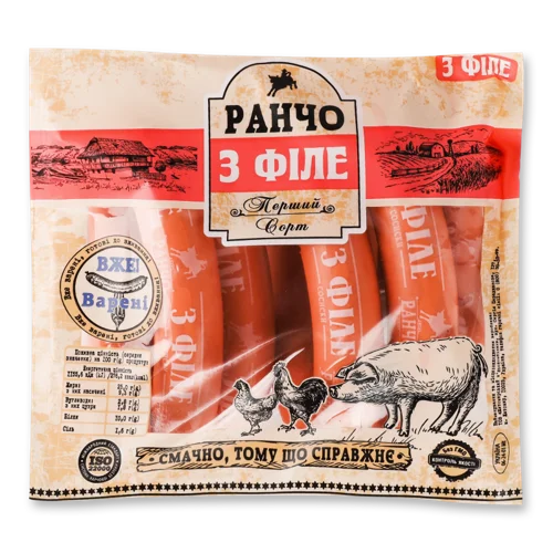 Сосиски З Філе Ранчо Варені, кг