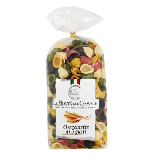Вироби макаронні Orecchiette ai 5 gusti Le Bonta` del Casale м/у 500г