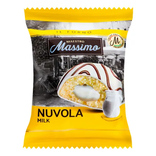 Тістечко Maestro Massimo бісквітне з вершковою начинкою 50г