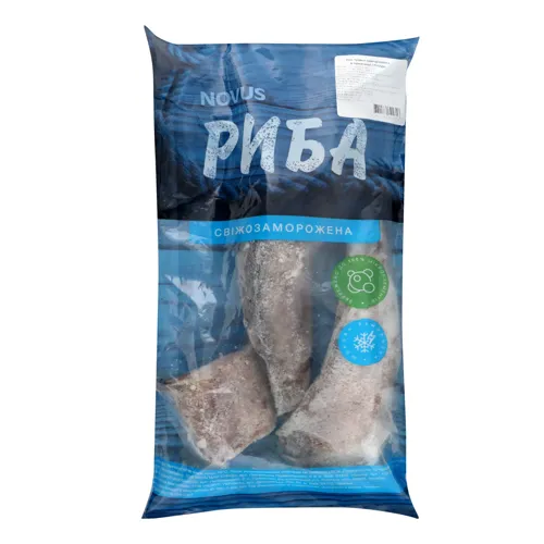 Хек тушка заморожена Novus м/у 900г