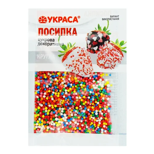 Посипка Украса цукрова декоративна 15г