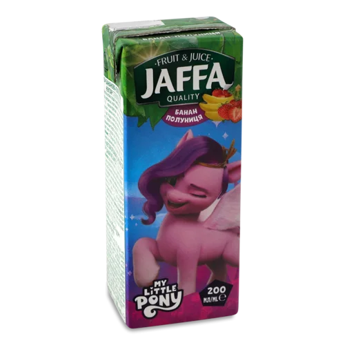 Нектар Стерилізований Банан-Полуниця Jaffa, т/п 200мл