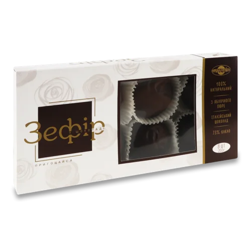 Зефір У Шоколаді, Картонна Упаковка, 200 Г