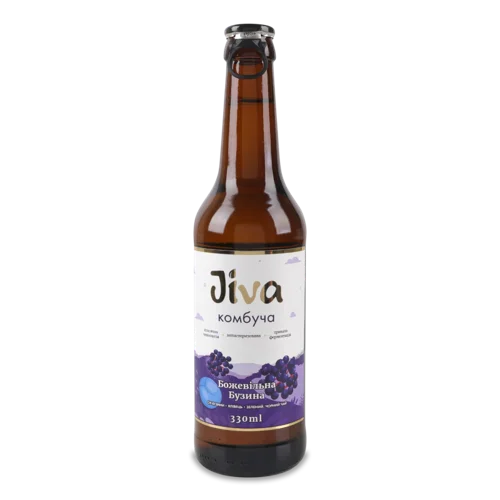 Напій Безалкогольний Слабогазований Соковий Комбуча Божевільна Бузина, с/пл 330мл