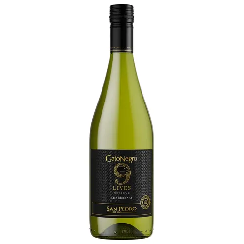 Вино Gato Negro 9 Lives Chardonnay біле сухе 13% 0,75л