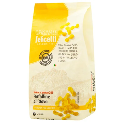 Макаронні вироби Felicetti фарфалліне з яйцем 250г