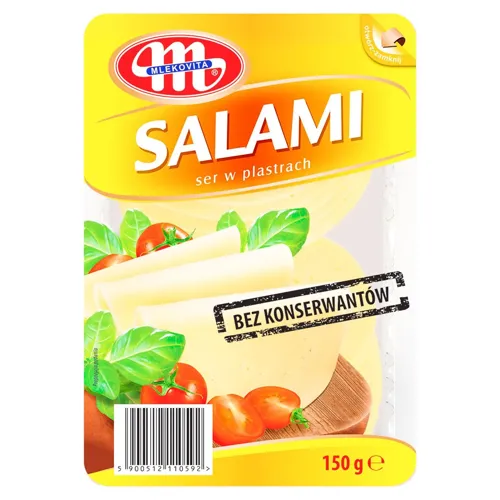 Сир САЛЯМІ нарізка Млековіта 150г