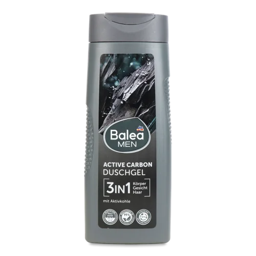 Гель для Душу Balea Men 3в1 Активоване Вугілля, в/ґ, 250 мл