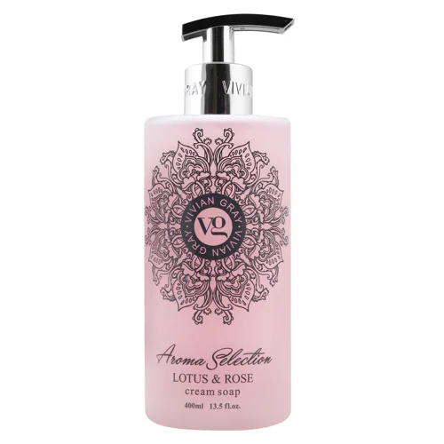 Крем-мило рідке Vivian Gray Aroma Selection Лотос і троянда 400мл