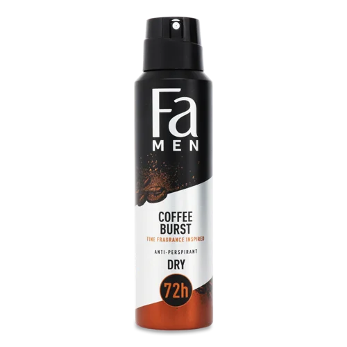 Антиперспірант Coffe Burst Dry Fa Men, дезодорант-спрей, 150мл