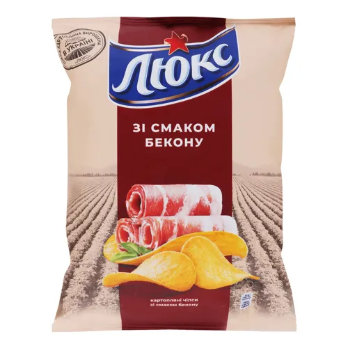 Чіпси картопляні Бекон Люкс м/у 71г