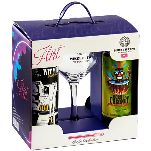 НАБІР ПИВА MB FLIRT 4 ЗБ+КЕЛИХ