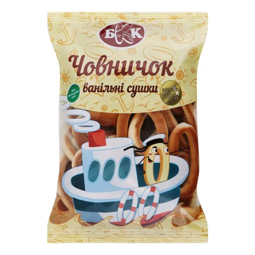 Сушки ванільні Човничок БКК м/у 300г