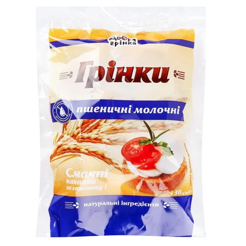 Грінки Добра грінка Пшеничні молочні 130г