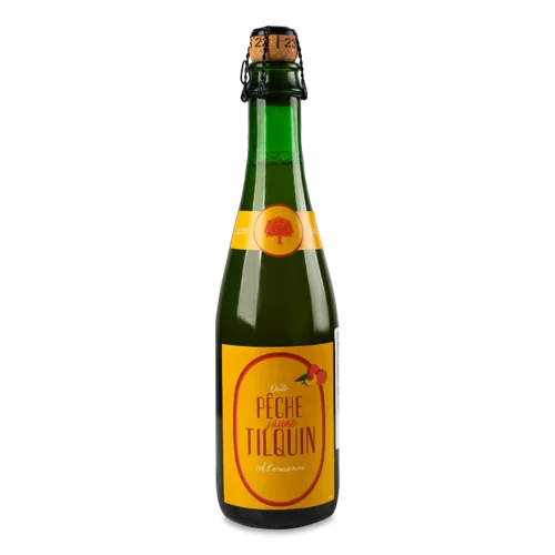 Пиво Tilquin Oude Peche Jaune, Світле Нефільтроване, в/ґ, 0.33л