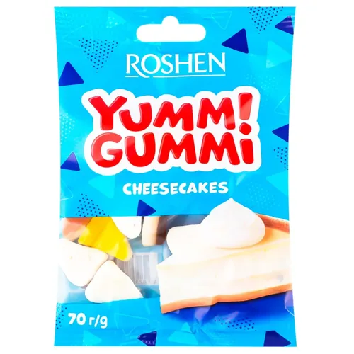 Цукерки желейні Yummi Gummi Cheesecakes Рошен 70г