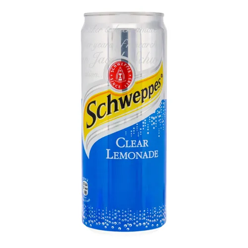 Напій безалкогольний сильногазований Clear Lemonade Schweppes з/б 330мл