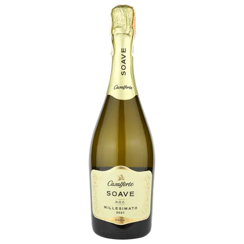 Ігристе вино Casalforte Soave Spumante Brut Millesimato, біле, брют, 0,75л