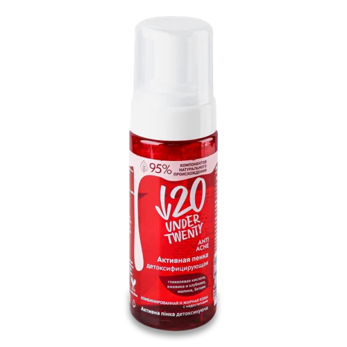 Пінка Для Вмивання Детоксикаційна Anti Acne Under Twenty 150мл