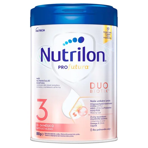 Суміш молочна суха Nutrilon Profutura 3 для дітей з 12 місяців 800г