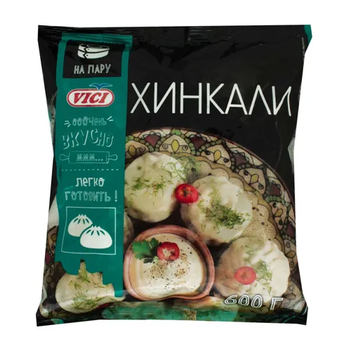 Хінкалі з м'ясом Vici м/у 600г