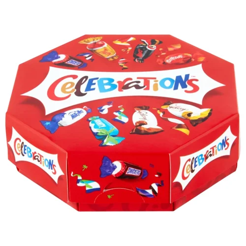 Набір солодощів новорічний Celebrations Восьмикутник 196г