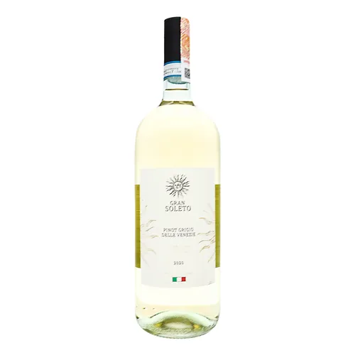 Вино 1.5л 12% біле сухе Pinot Grigio Delle Venezie Gran Soleto пл