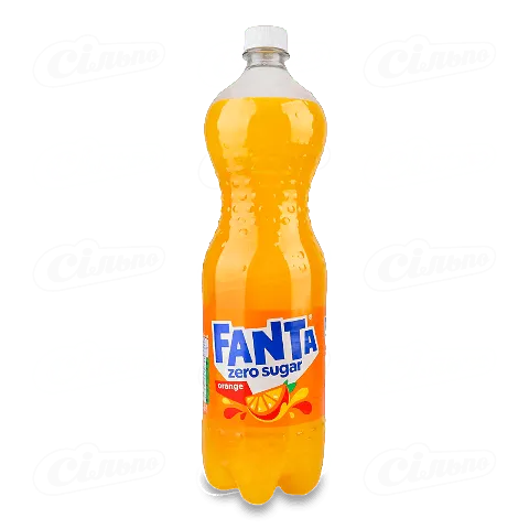 Напій соковмісний «Fanta Orange Zero Sugar» сил/газ, 1,25л