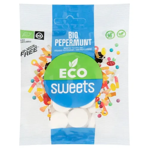 Цукерки Eco Sweets м’ятні органічні 75г
