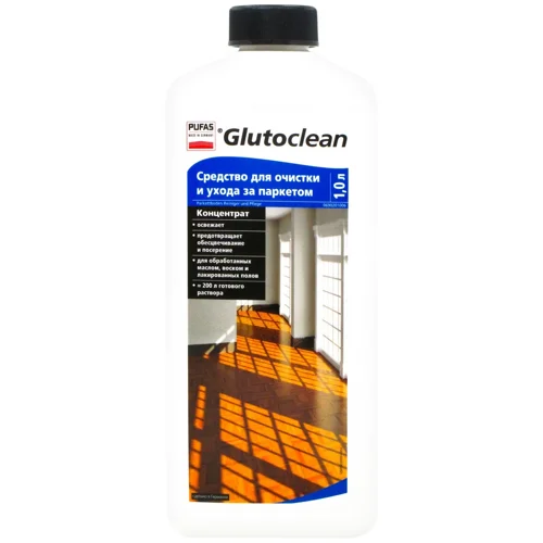 Засіб Glutoclean для очистки та догляду за паркетом 1л