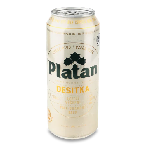 Пиво Світле Вищого Ґатунку Desitka 4% З/Б 0.5Л