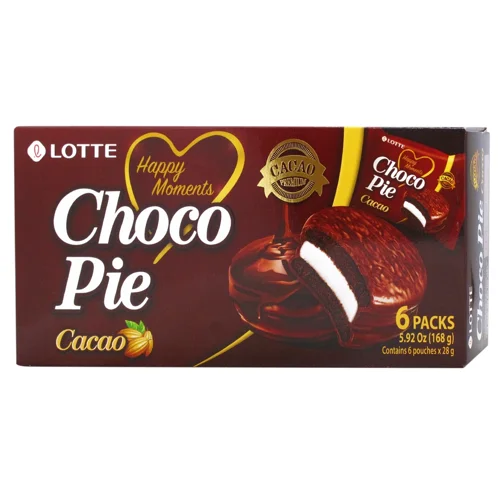 Печиво Lotte Choco Pie Cacao 6*28г 168г
