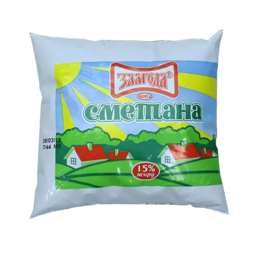 Сметана 15% Злагода м/у 400г