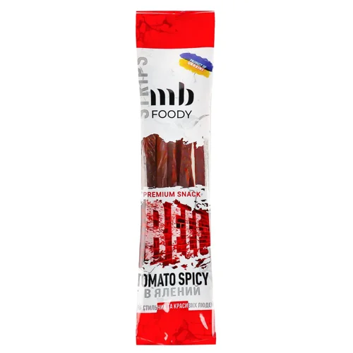 Стріпси яловичі MB Foody Tomato Spicy в'ялені 35г
