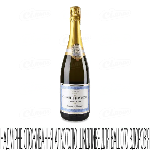Вино ігр Chartron et Trebuchet Cremant De Bourg Chard, 0,75л