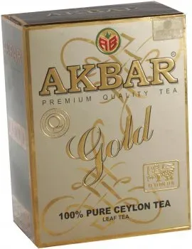Чай Akbar Gold чорний листовий 500г