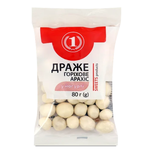 Драже Арахіс У Йогурті, ТМ '1', в/ґ, 80г