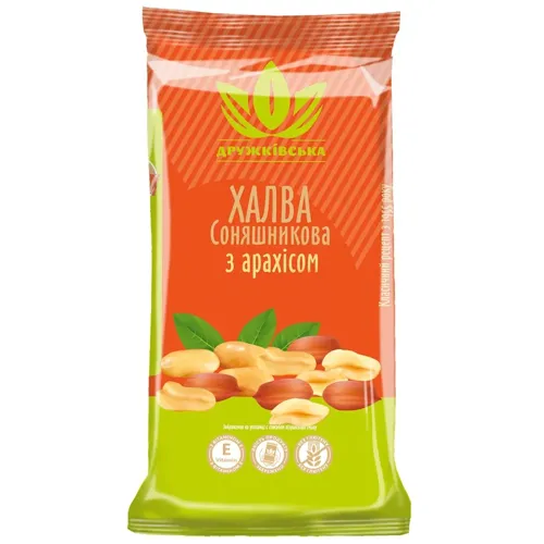 Халва Дружківська соняшникова з арахісом 300г