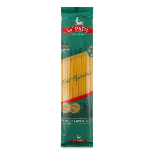 Макаронні Вироби З Твердих Сортів Пшениці Стрічкоподібні Довгі, Локшина №524 La' Pasta Per Primi, в/ґ, 400г